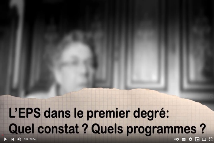 Lire la suite à propos de l’article EPS et formation dans le premier degré