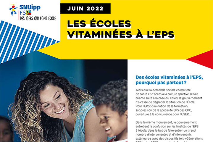 Lire la suite à propos de l’article Les écoles vitaminées à l’EPS : le dossier du SNUipp-FSU