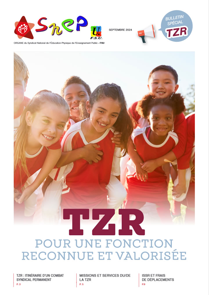 Bulletin Spécial TZR – Septembre 2024