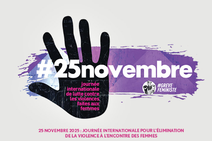 25 novembre 2025 : journée internationale pour l’élimination de la violence à l’encontre des femmes