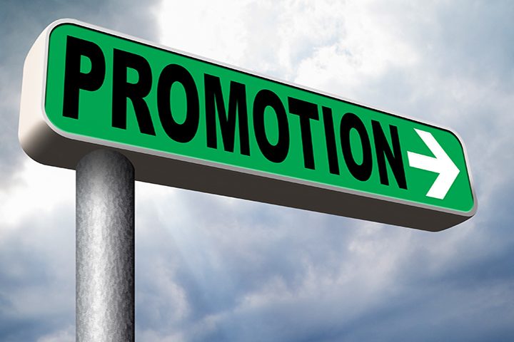 promotions in job or product sales promotion road sign