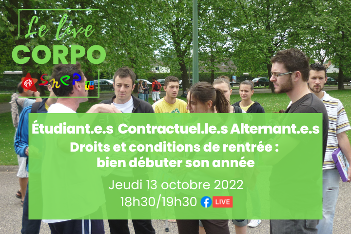 le live corpo stagiaires