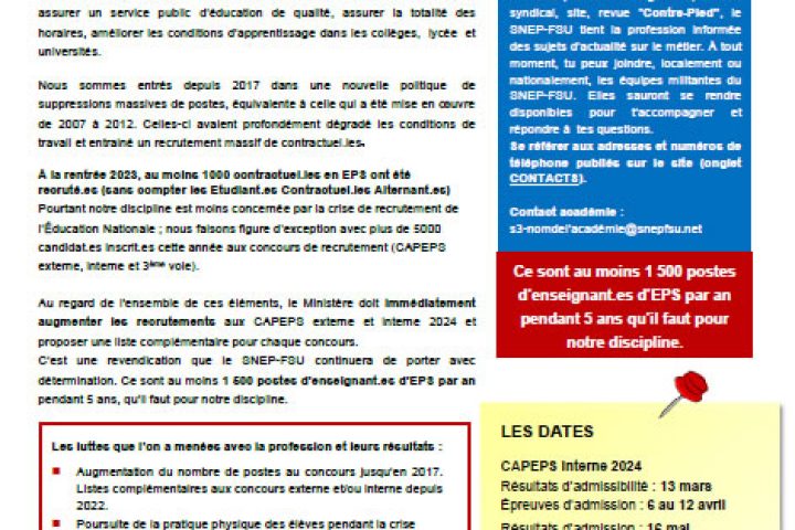 tract capeps externe 2024